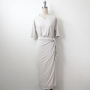 Modern Citizen Noa Organic Cotton T-Shirt Wrap Dress Size Large